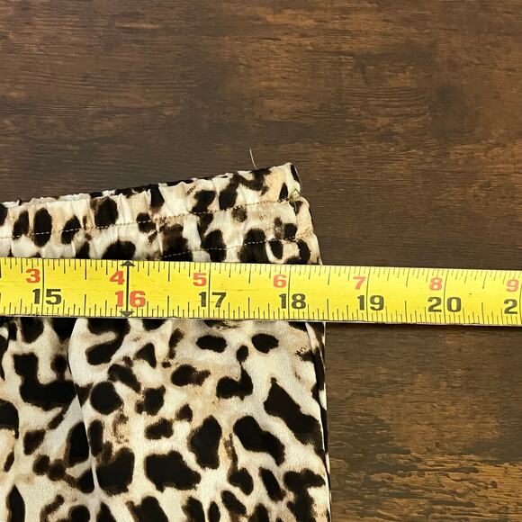 Calvin Klein Leopard Print Loose Fit Lounge Pants with Drawstring Size XL - Picture 8 of 9